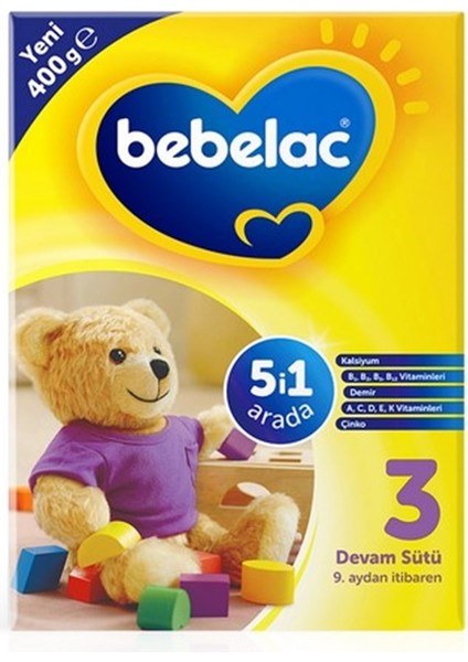 Bebek Devam Sütü No3 400 gr
