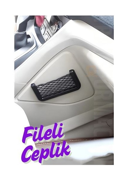 Araç Organizer Fileli Ceplik