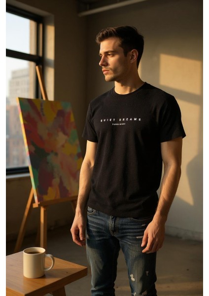 Erkek Regular Yeşil Baskılı T-Shirt fırsatları