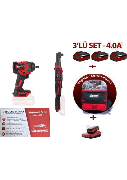 -Arm-1/2 Şarjlı Cırcır JB120 1/2 Somun Sökme Sıkma 850 Nm 809SE