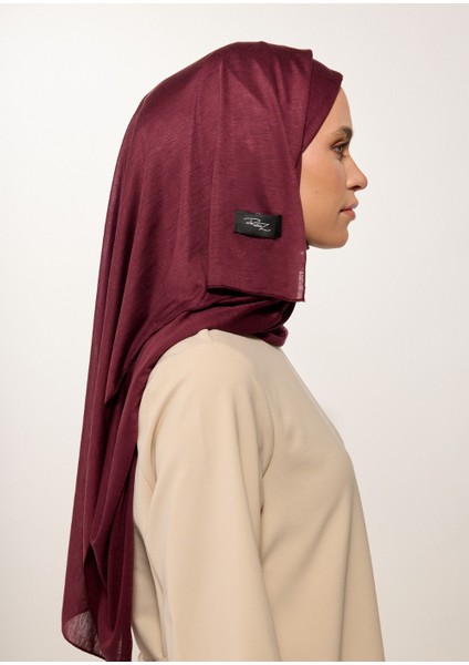 Rabia Z - Jarsey Tesettür Şal Mürdüm