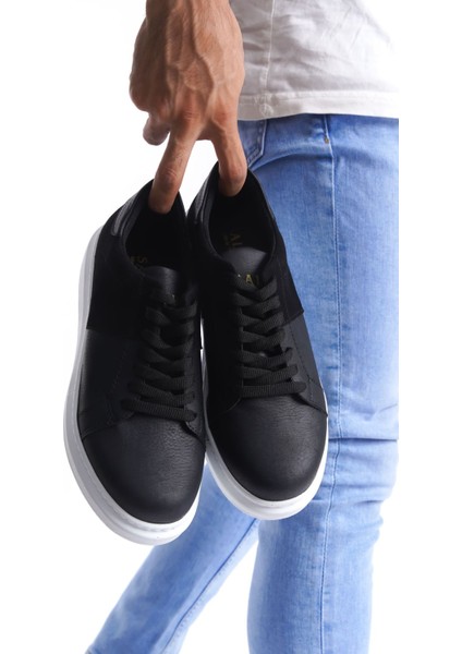 ET151 Boost Bağcıklı Cilt Süet Erkek Günlük Sneaker Ayakkabı Bt - Siyah fırsatları