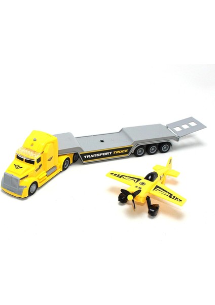 Maxx Wheels Sesli Işıklı Tır Transporter Araçlı Uçak/araba 36 cm