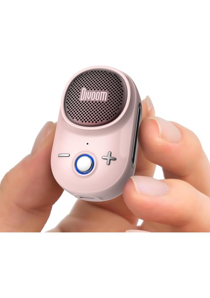 Itour-S Taşınabilir Mini Giyilebilir Bluetooth Hoparlör, Büyük Ses ve Punchy Bas, Klipsli Tasarım, IP67 Su Geçirmez ve Toz Geçirmez, 10 Saat Çalma Süresi, Ev, Seyahat, Ofis ve Dış Mekan Için
