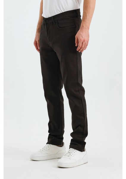 Erkek Regular Fit Geniş Paça Yüksek Bel Casual Kot Pantolon modelleri
