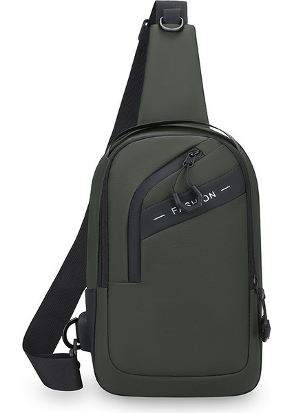 Günlük Kanvas Çanta Moda Çok Yönlü Erkek Çantası Tek Omuz Çapraz Askılı Çanta Trend Erkek Çantası (Yurt Dışından)