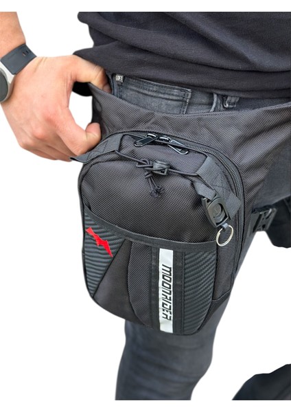 Motosiklet Bacak&bel Çantası Premium Suya Dayanıklı Unisex Geniş Ayarlanabilir Kemerli Motorcu Çanta indirimleri