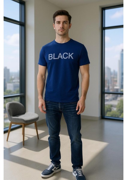 Erkek Slim Fit Bisiklet Yaka T-Shirt modelleri