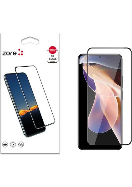 Xiaomi Uyumlu Redmi Note 11 Pro Plus 5g Zore Kenarları Kırılmaya Dayanıklı Cam Ekran Koruyucu