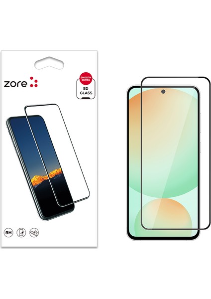 Galaxy Uyumlu S24 Fe Zore Kenarları Kırılmaya Dayanıklı Cam Ekran Koruyucu