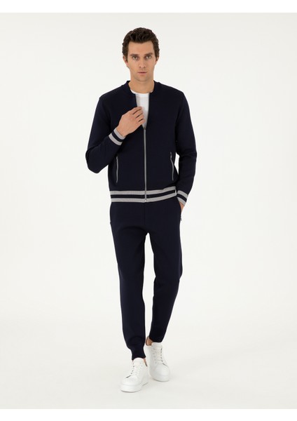 Erkek Lacivert Jogging Fit Triko Pantolon 50292585-VR033