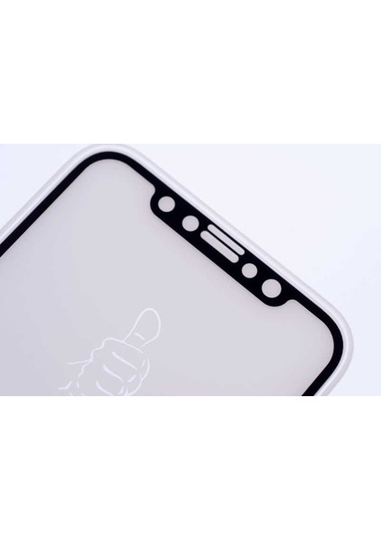 iPhone Uyumlu x Zore Kenarları Kırılmaya Dayanıklı Cam Ekran Koruyucu