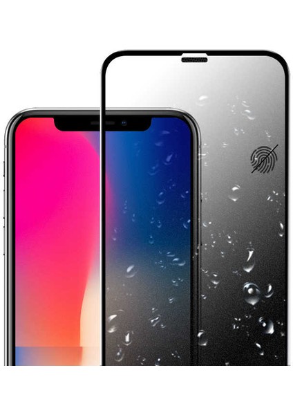 iPhone Uyumlu Xr 6.1 Zore Toz Korumalı-Dust Mat Hayalettemperli Ekran Koruyucu