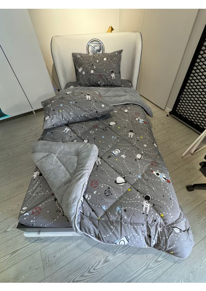 Tek Kişilik Welsoft Pufidik Uyku Seti (Lastikli Çarşaflı)