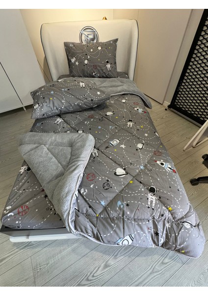 Tek Kişilik Welsoft Pufidik Uyku Seti (Lastikli Çarşaflı) modelleri