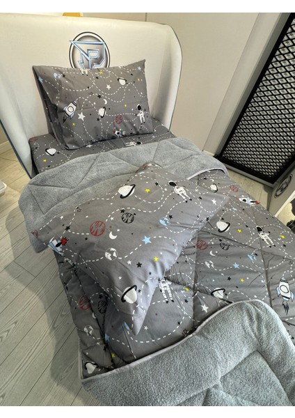 Tek Kişilik Welsoft Pufidik Uyku Seti (Lastikli Çarşaflı) fırsatları