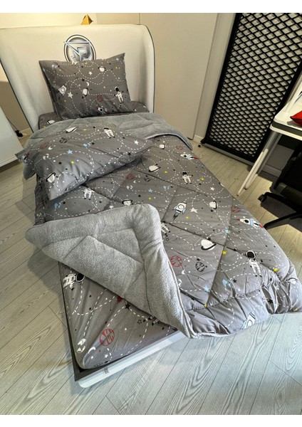 Tek Kişilik Welsoft Pufidik Uyku Seti (Lastikli Çarşaflı)