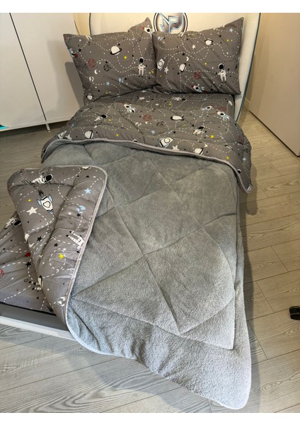 Tek Kişilik Welsoft Pufidik Uyku Seti (Lastikli Çarşaflı)