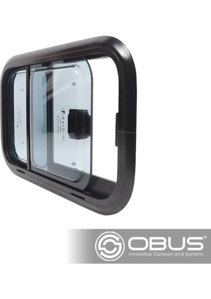 Obus Karavan Berhimi 300 500 Çift Katlı Sürgülü Karavan Penceresi