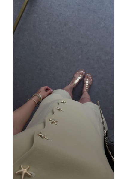 Deniz Yıldızı Düğmeli Sarı Takım fırsatları