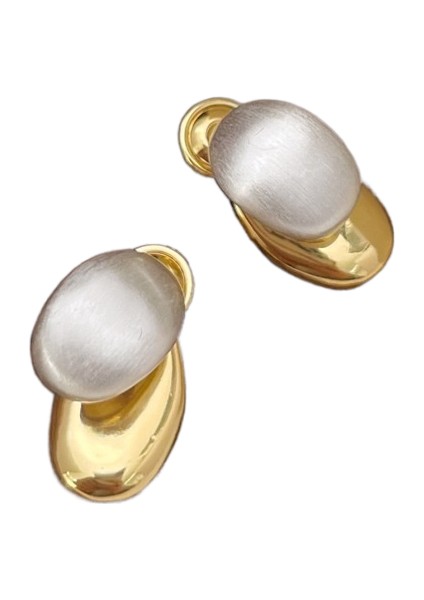 Niş Tasarım Metal Saplama Küpeler Moda Vintage Basit Moda Küpeler (Yurt Dışından)