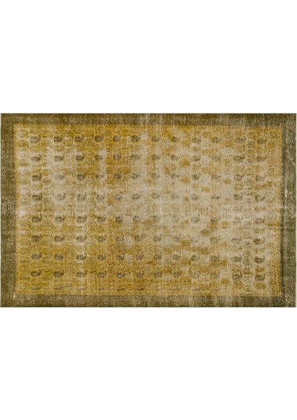Vintage El Dokuma Eskitme Halı 173X261CM 8782