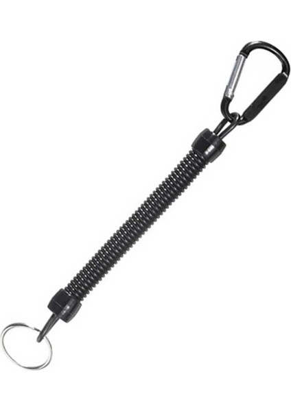 Karabinalı Kordon 23CM Siyah 5ADET