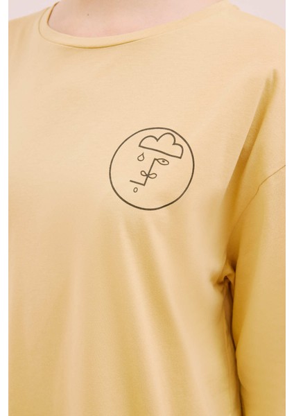 Kısa Kol T-Shirt Bej Y2154922_024 modelleri