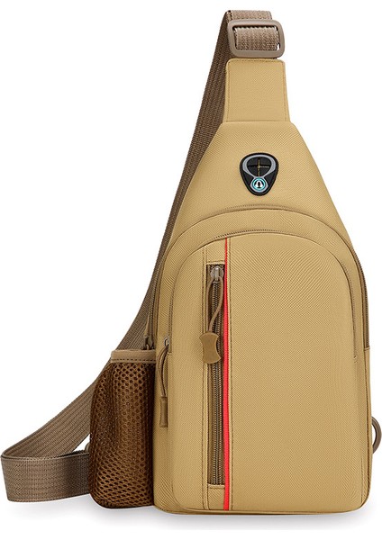 Oxford Kumaş Kişiselleştirilmiş Göğüs Çantası Retro Çok Yönlü Bisiklet Bel Çantası Banliyö Omuz (Yurt Dışından)