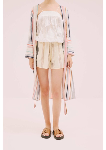 Kuşak Detaylı Kimono Multi Y1866105_325