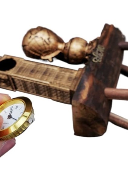 Vintage Saat Kulesi Dünya Haritası Ahşap Tabanlı Dekoratif Hediyelik Masa Üstü Dekor modelleri