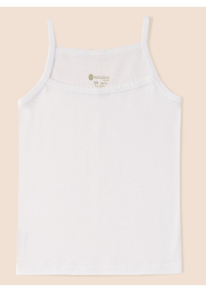 Kız Çocuk Organik Pamuklu Ribana Ip Askılı Atlet 6'lı Paket fiyatları