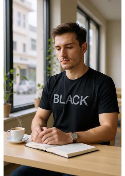 Erkek Slim Fit Bisiklet Yaka T-Shirt modelleri