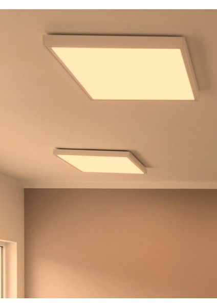 Sıva Üstü 60CM X60CM LED Panel, Aydınlatma Avize, 60X60 LED Avize, 54 Watt, Homojen Gün Işığı 4000K