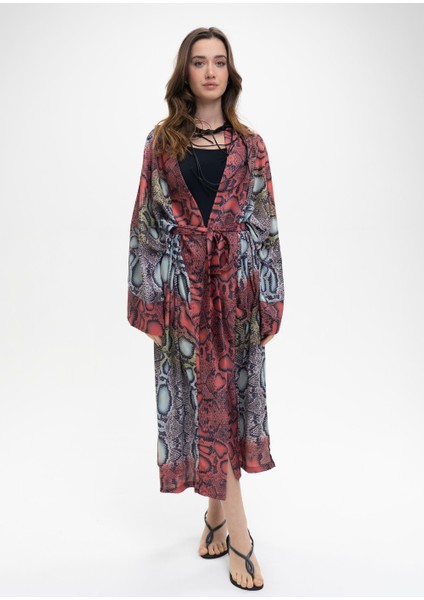Yılan Desen Kimono