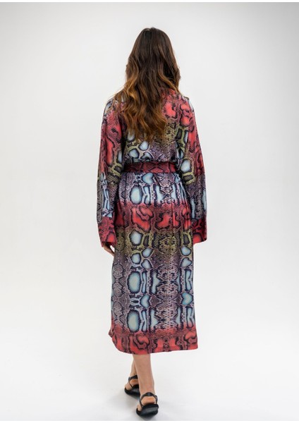 Yılan Desen Kimono