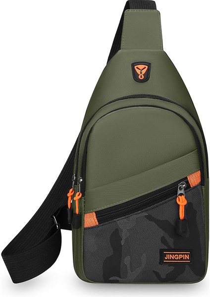 Crossbody Çanta Omuz Çantası Erkek Rahat Su Geçirmez Oxford Bez Çanta Seyahat Iş Çantası Küçük Çanta (Yurt Dışından)