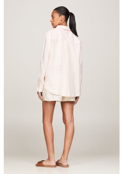 Lınen Easy Fıt Ls Shırt Casual Shirts modelleri