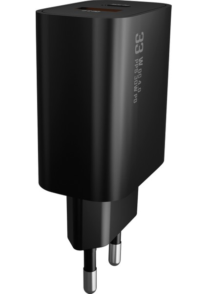 HY-XE49 Type-C + Usb-A 30W Pd / 33W Pps USB Qc 3.0 18W Hızlı Ev Şarj Adaptörü