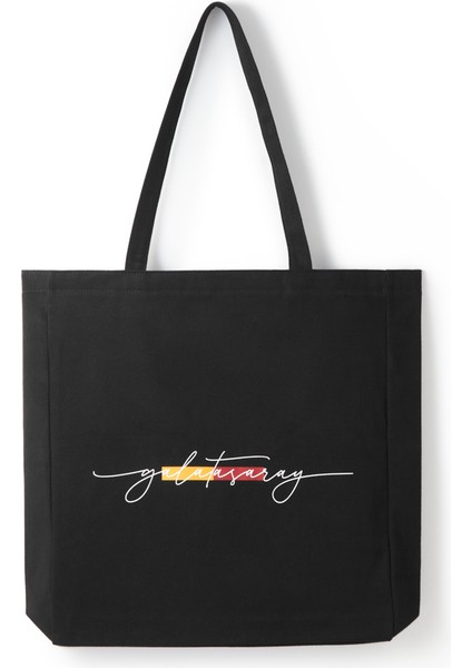 Galatasaray Baskılı Gabardin Bez Torba Çanta 40*45CM U251328