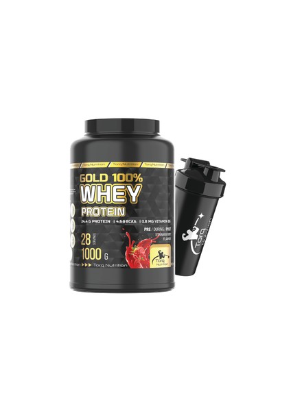 Gold Whey Protein Çilek Aromalı 1000 gr