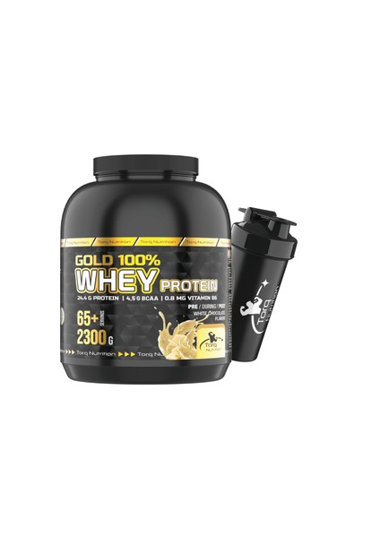 Gold Whey Protein Beyaz Çikolata Aromalı 2300 gr