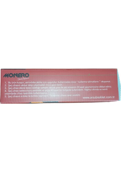 60V (20-24 Ah) Şarj Cihazı Ebike (Devre Kesicili Göstergeli) Monero fiyatları