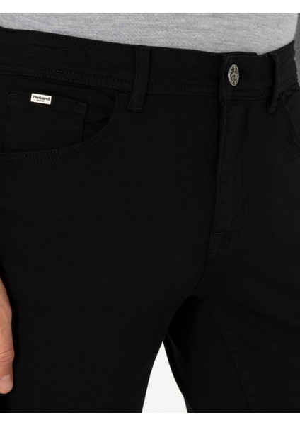 Erkek Siyah Slim Fit Jean Pantolon 50292910-VR046 indirimleri