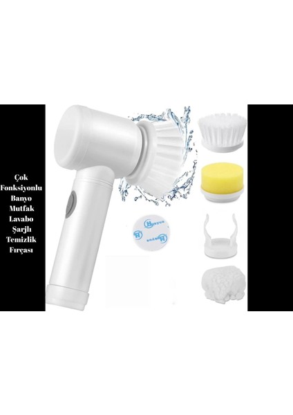 Çok Fonksiyonlu Banyo Mutfak Lavabo Şarjlı Temizlik Fırçası fiyatları
