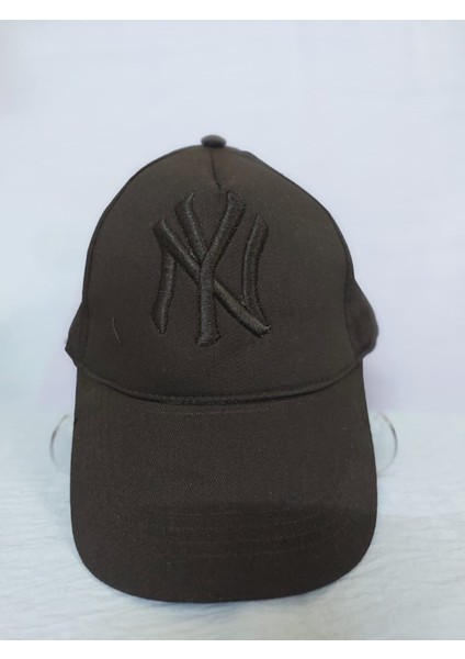 Unisex Siyah Renk Siyah Logo Beyzbol New York Şapka