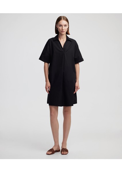 Gömlek Yaka Poplin Elbise IS1250002308001
