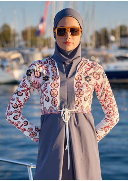 Kanaviçe Paraşüt Tesettür Mayo modelleri