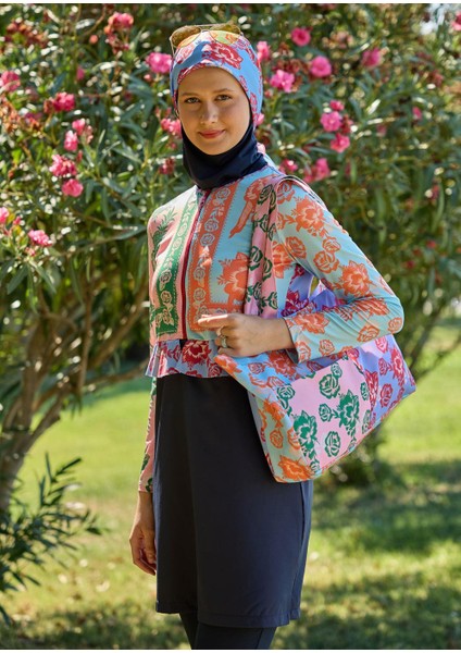 Papağan Paraşüt Tesettür Mayo