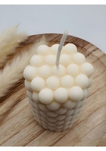 2 Li Silindir Bubble Mum Pearl Candle Soy Wax modelleri